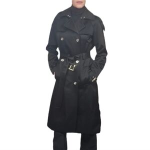 🎁HOLIDAY SPECIAL🎁MICHAEL MICHAEL KORS Black Satin Trench Coat